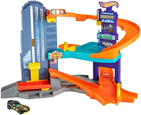 Conjunto de pistas Hot Wheels Speedtropolis