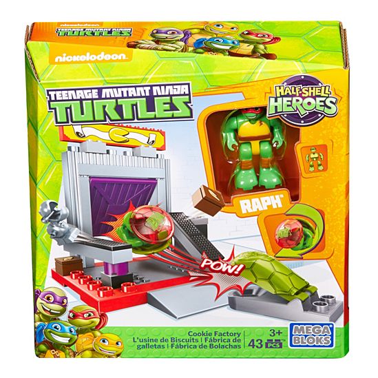 Mega Bloks Teenage Mutant Ninja Turtles Fabbrica di biscotti degli eroi a metà guscio