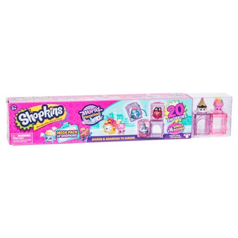 Shopkins Season 8 World Vacation - Einschiffung nach Europa Mega Pack