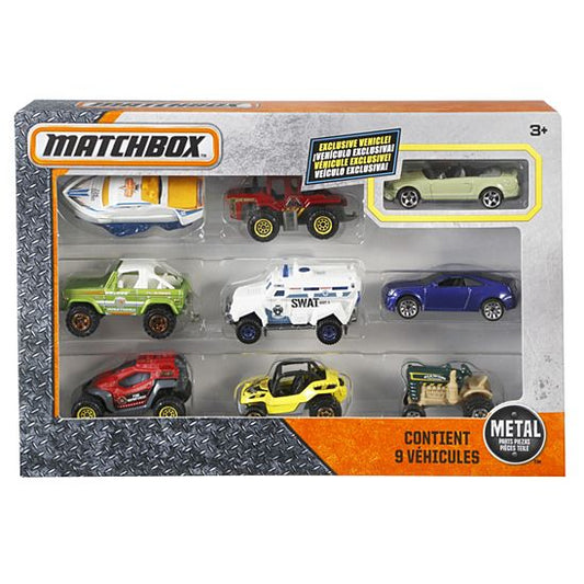 Matchbox 9 Auto Geschenkpaket