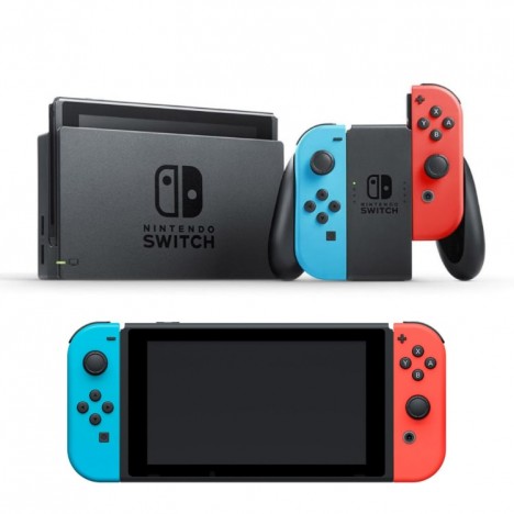 Nintendo Switch com Joy-Con Neon Azul/Neon Vermelho