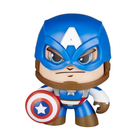 Marvel Mighty Muggs Captain America 3,75-Zoll-Figur