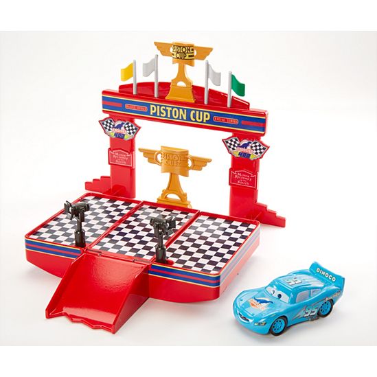 Disney Pixar Cars Wheel Action Drivers correm e ganham Playset