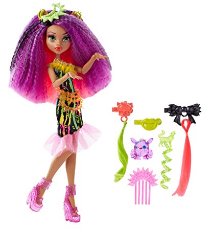 Poupée Monster High Electrified Monstrous Hair Ghouls Clawdeen Wolf Doll