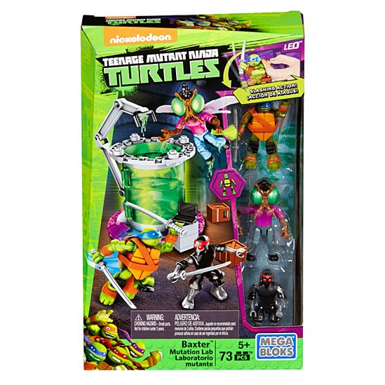 Mega Bloks Teenage Mutant Ninja Turtles Baxter Laboratorio delle Mutazioni