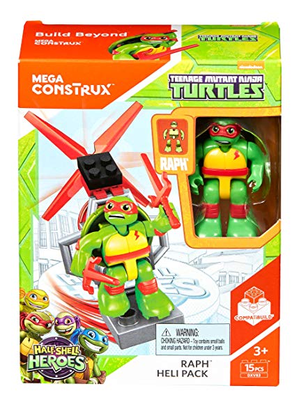 Mega Bloks Teenage Mutant Ninja Turtles Raph Heli Pack Figur